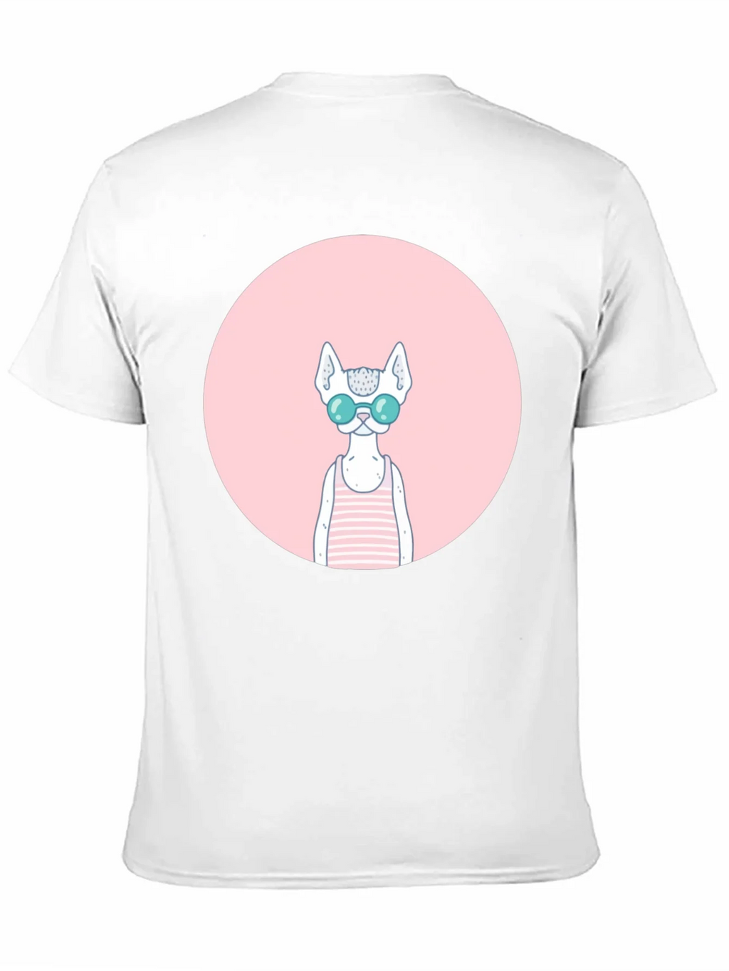 Cool Cat Graphic Tee - Black Cotton Blend