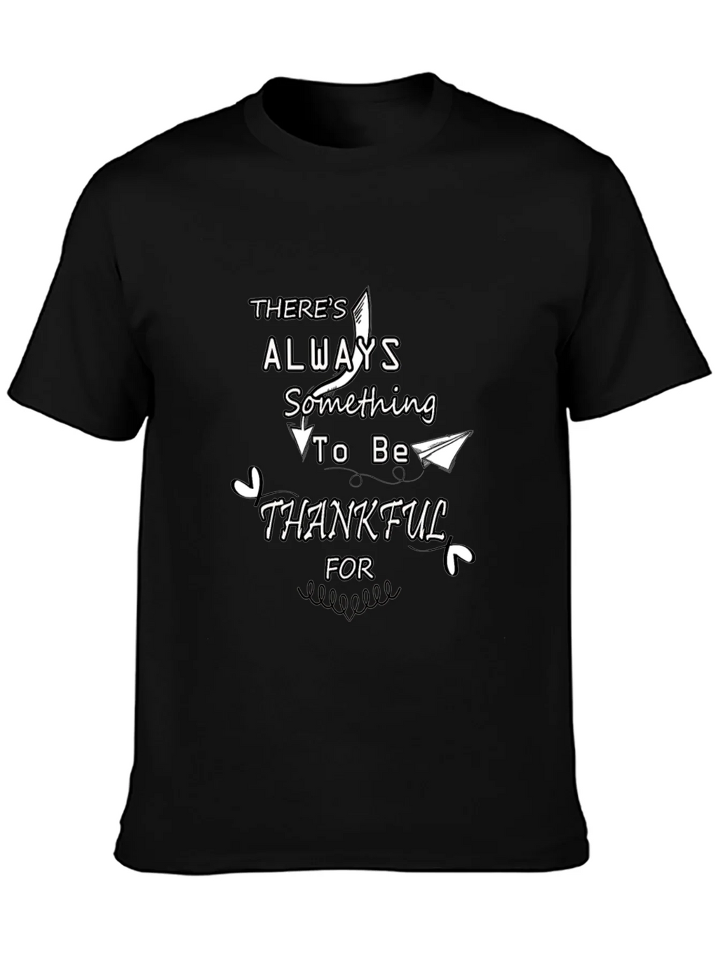 Thankful Graphic T-Shirt - Black