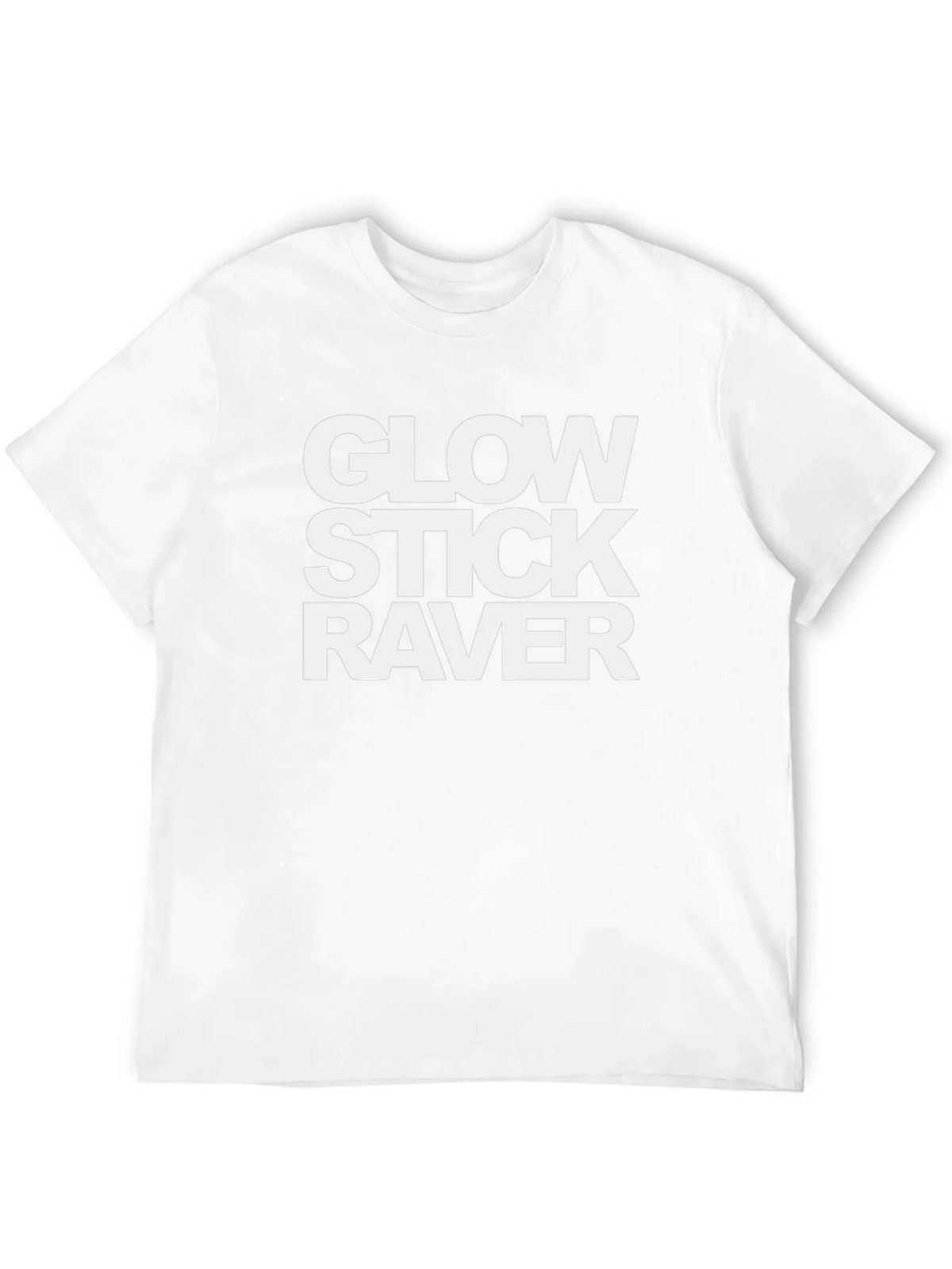Glow Stick Raver Black Tee - EDM Festival Ready!
