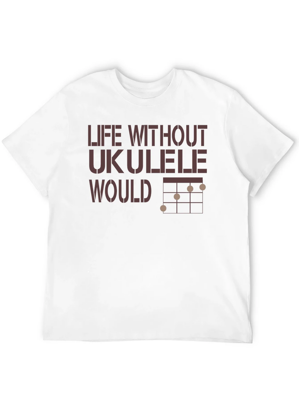 Life Without Ukulele T-Shirt - Music Lover Tee