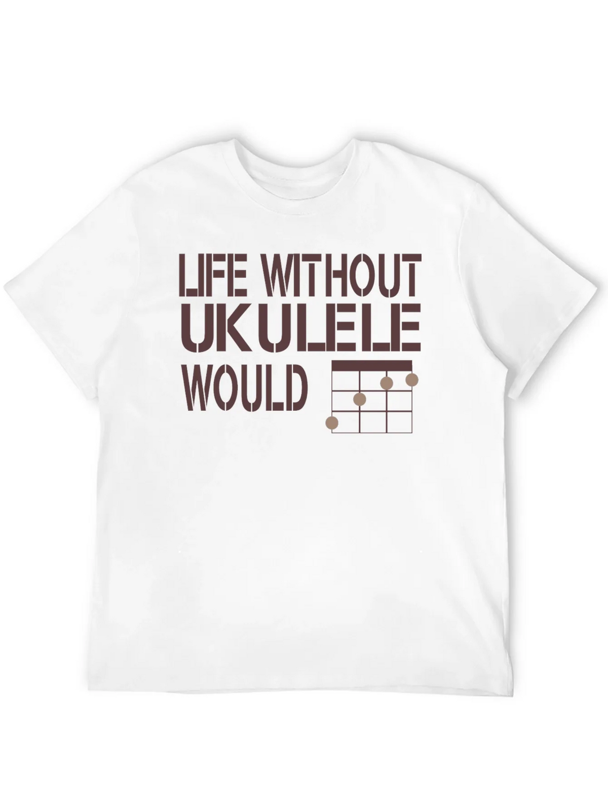 Life Without Ukulele T-Shirt - Music Lover Tee