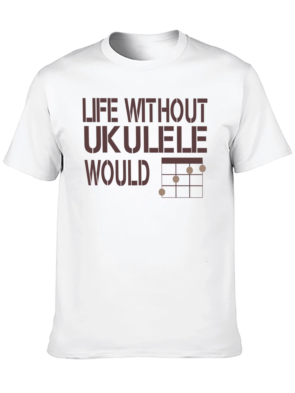 Life Without Ukulele T-Shirt - Music Lover Tee