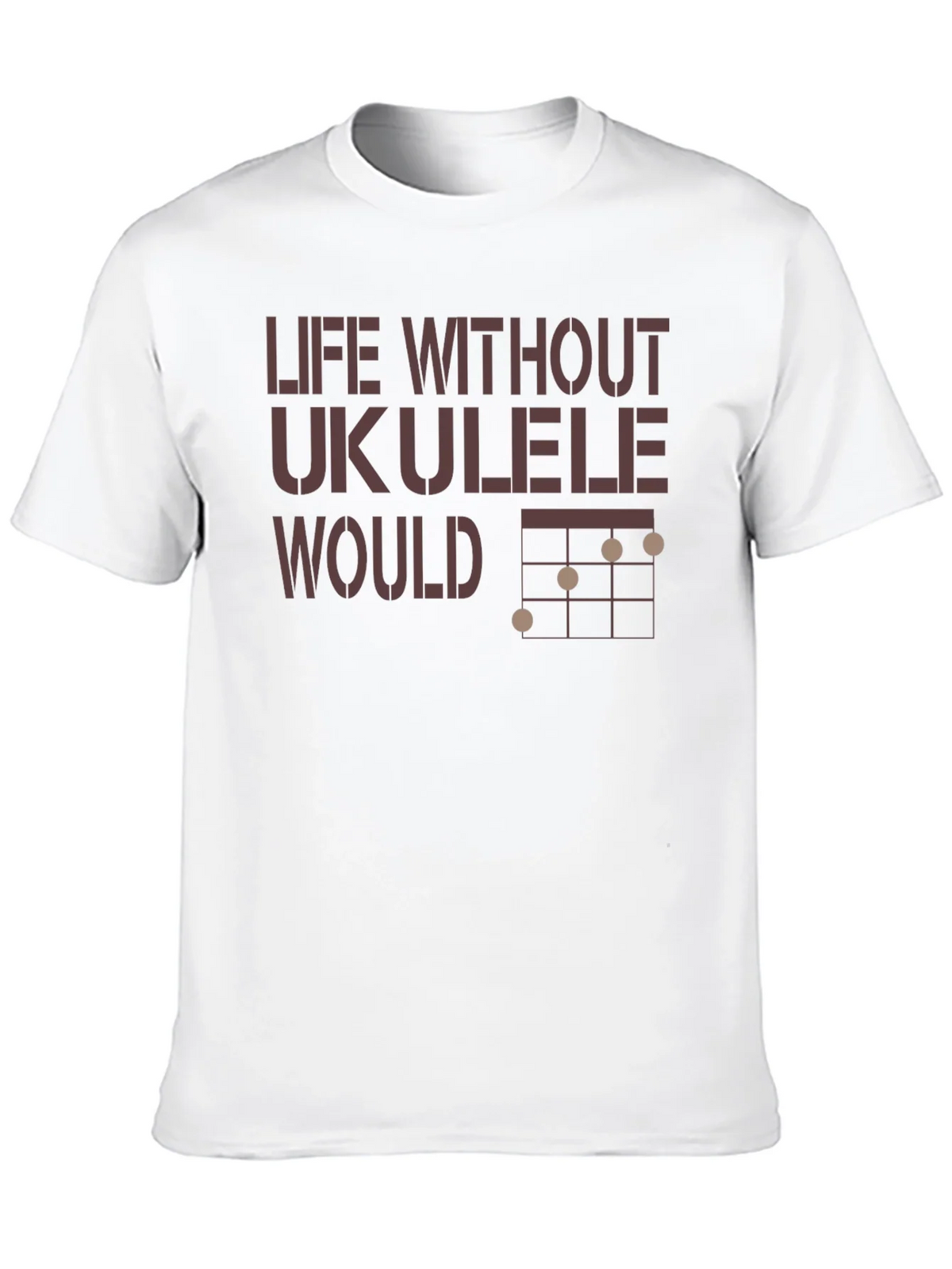 Life Without Ukulele T-Shirt - Music Lover Tee
