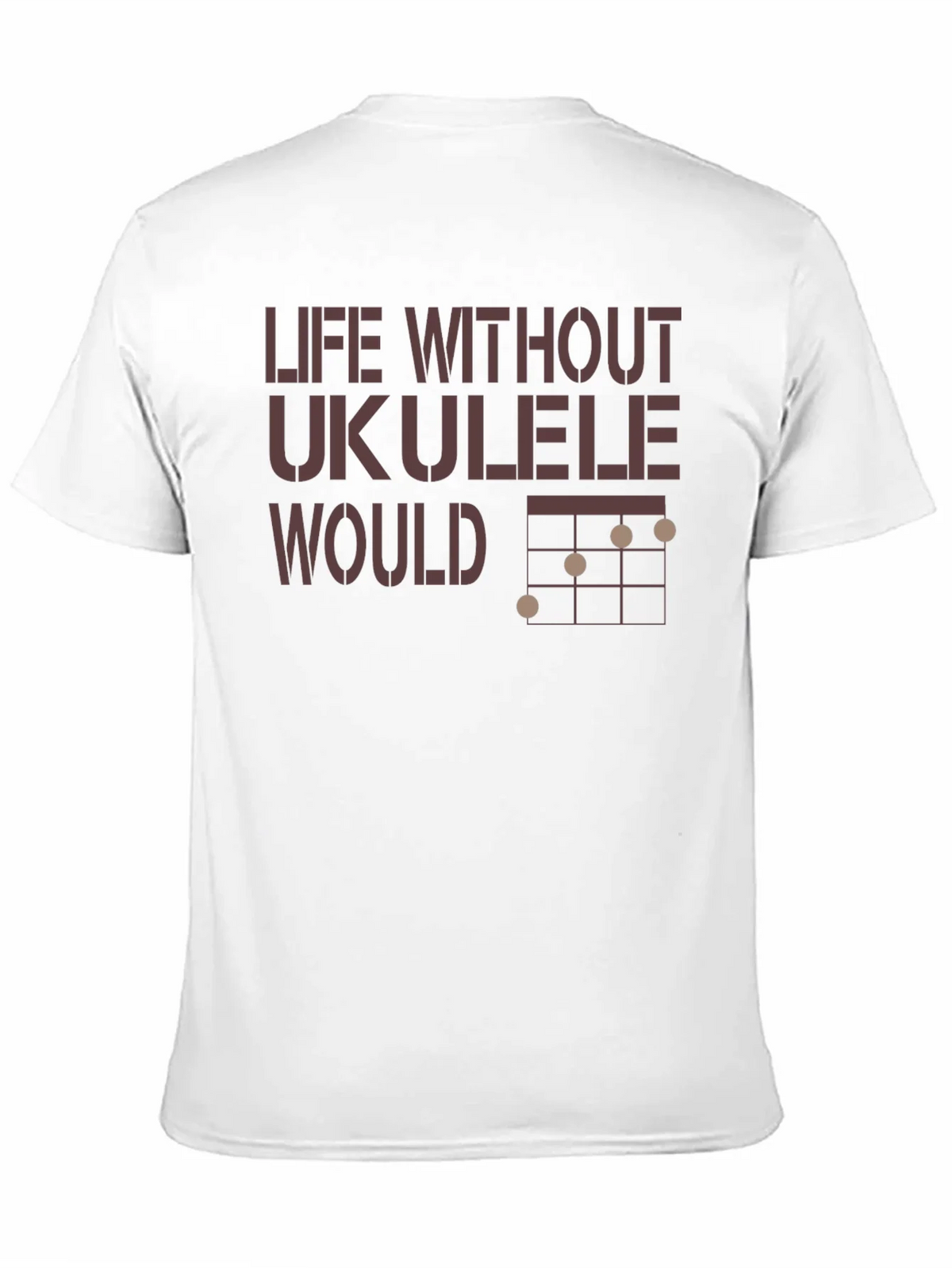 Life Without Ukulele T-Shirt - Music Lover Tee