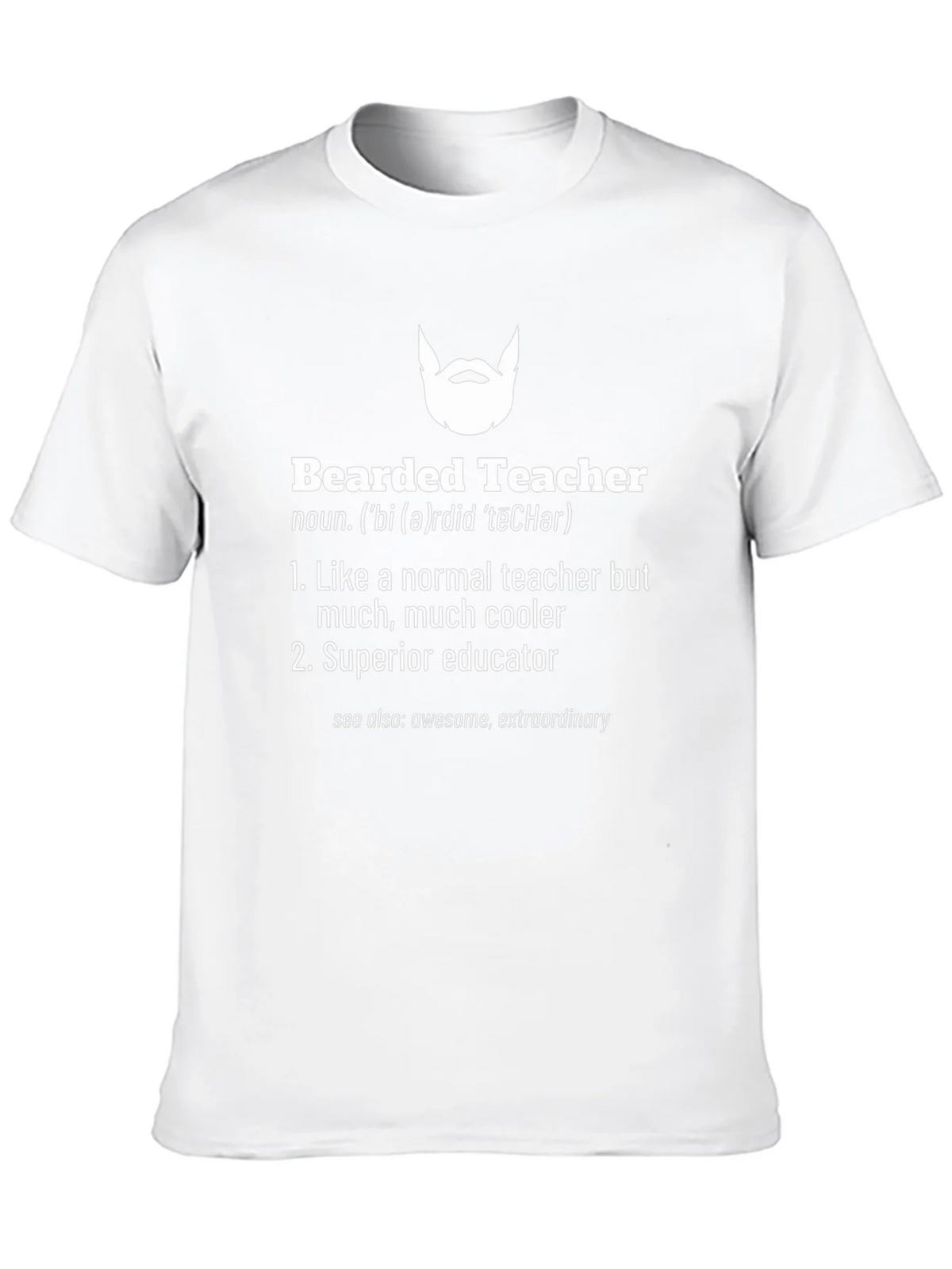 Bearded Teacher Definition T-Shirt
