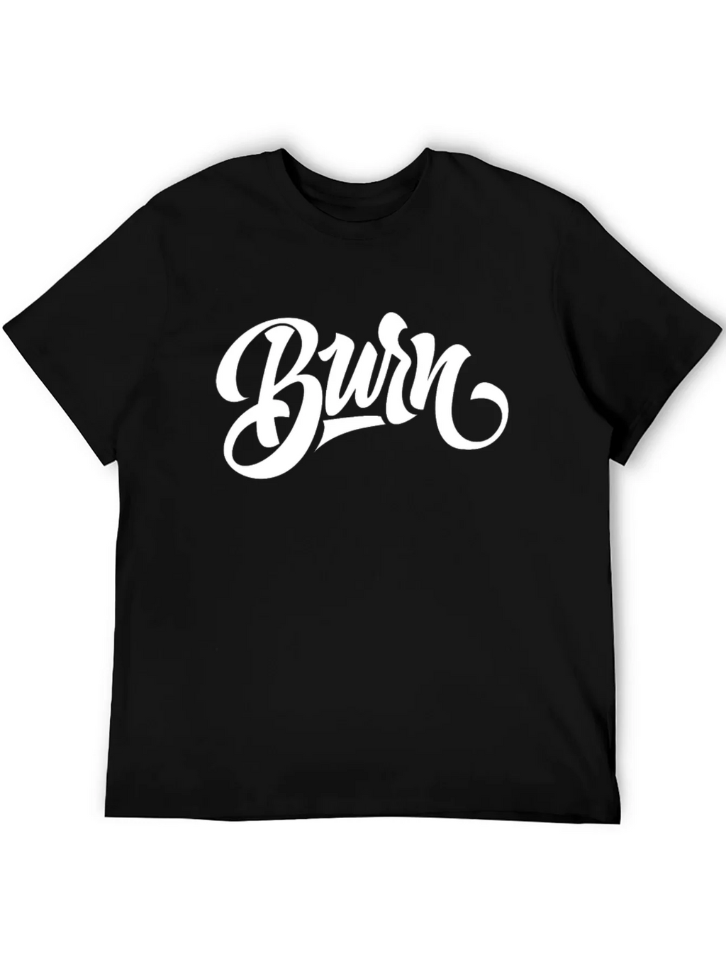 Burn Graphic Tee - Stylish Black T-Shirt