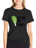 Lettuce Eat Plants Graphic Tee - Vegan T-Shirt