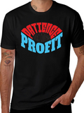 Patience Profit Graphic Tee - Black