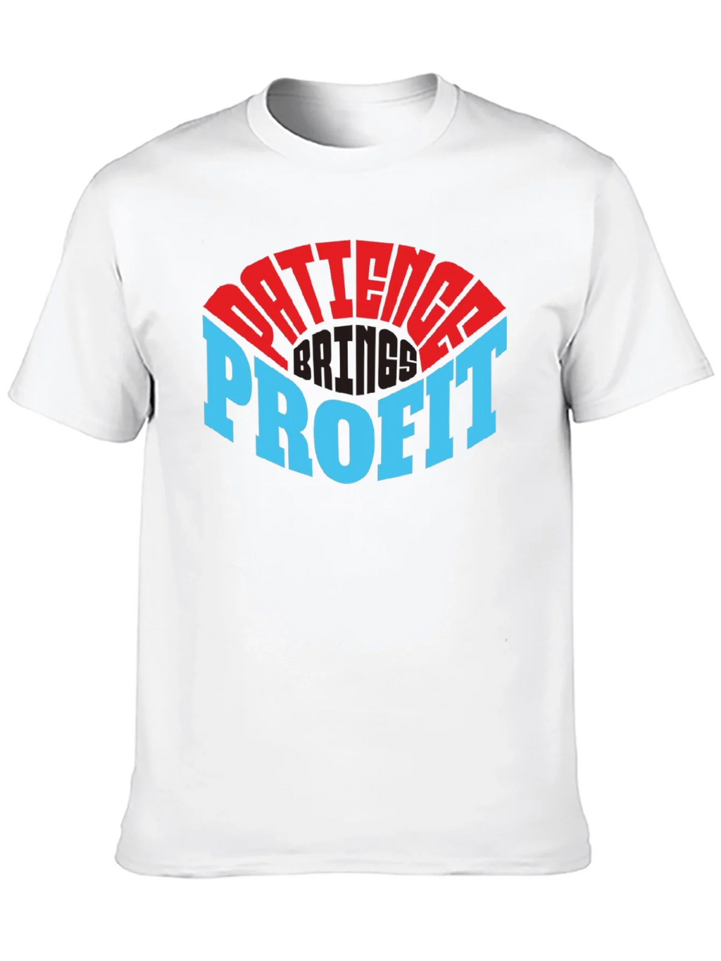 Patience Profit Graphic Tee - Black