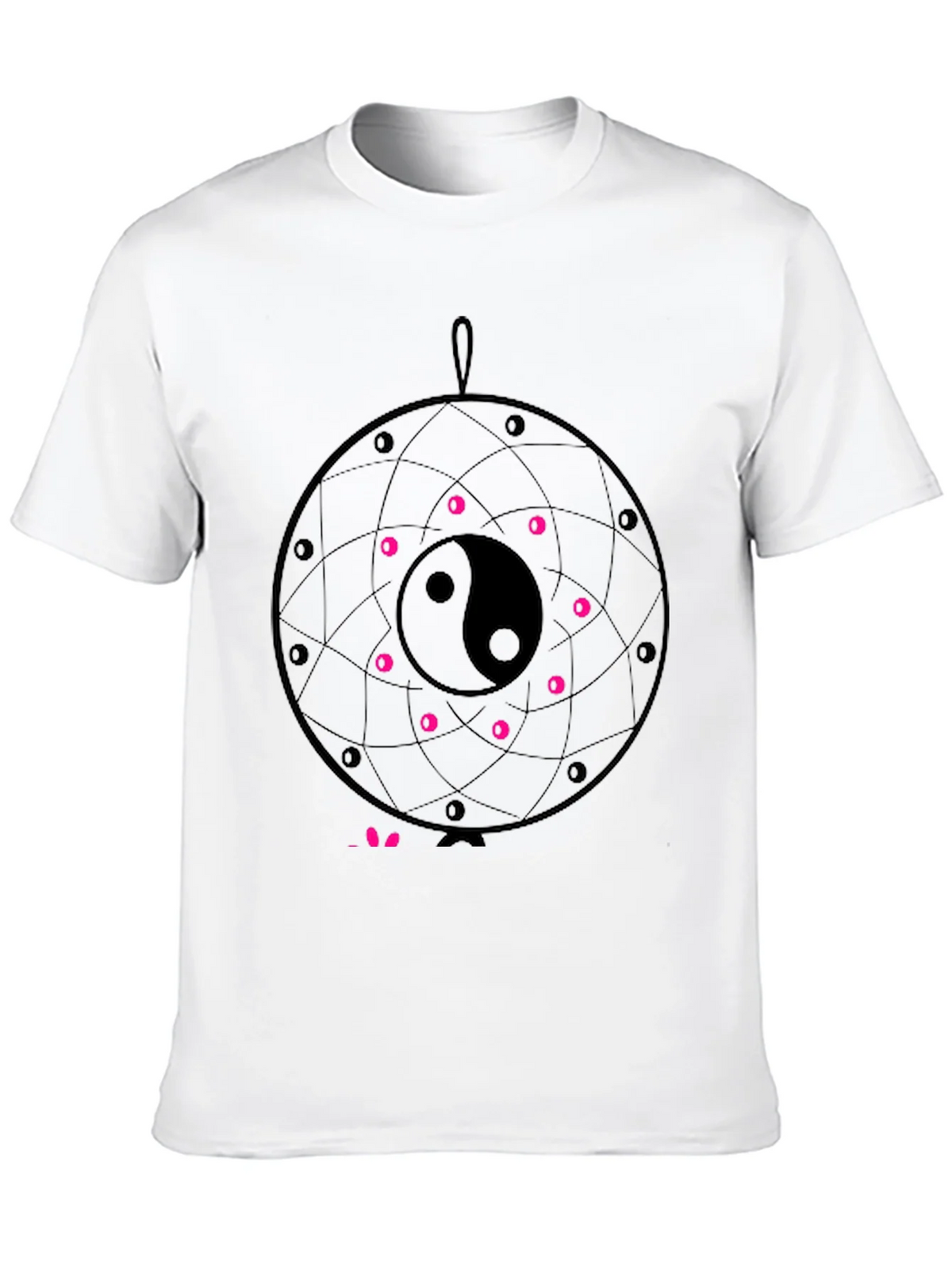 Yin Yang Dreamcatcher T-Shirt - Black
