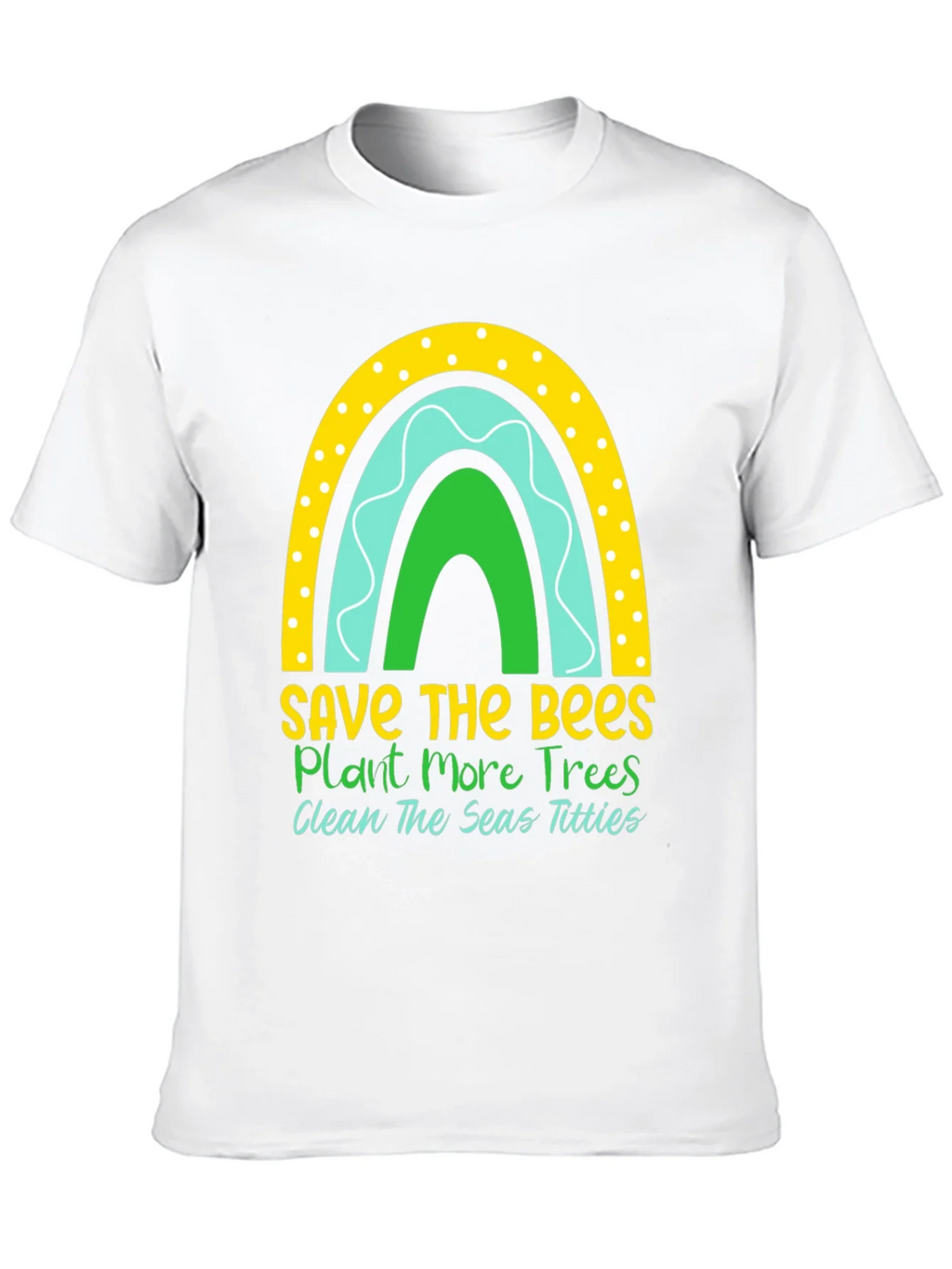 Save the Bees Graphic Tee - Environmental Awareness