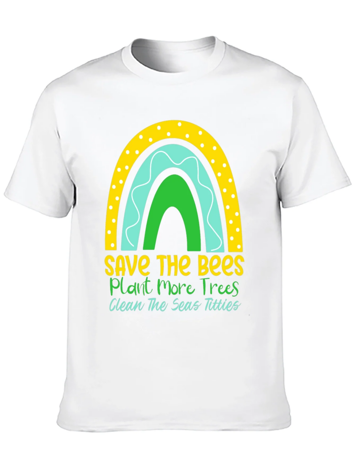 Save the Bees Graphic Tee - Environmental Awareness