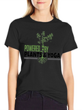 Powered by Plants & Yoga Graphic T-Shirt