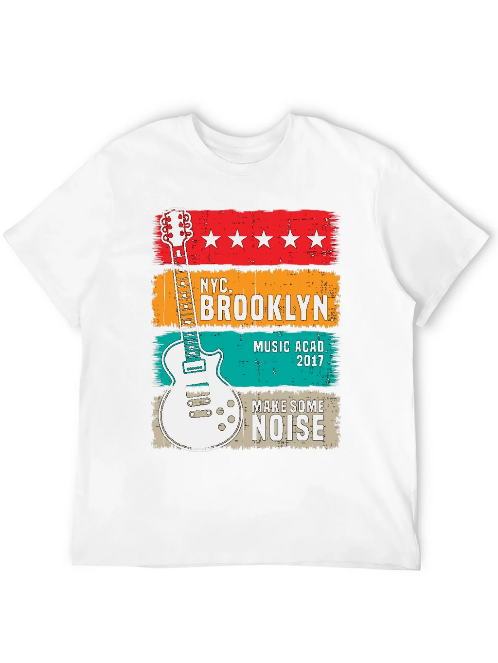 NYC Brooklyn Music Academy Guitar T-Shirt