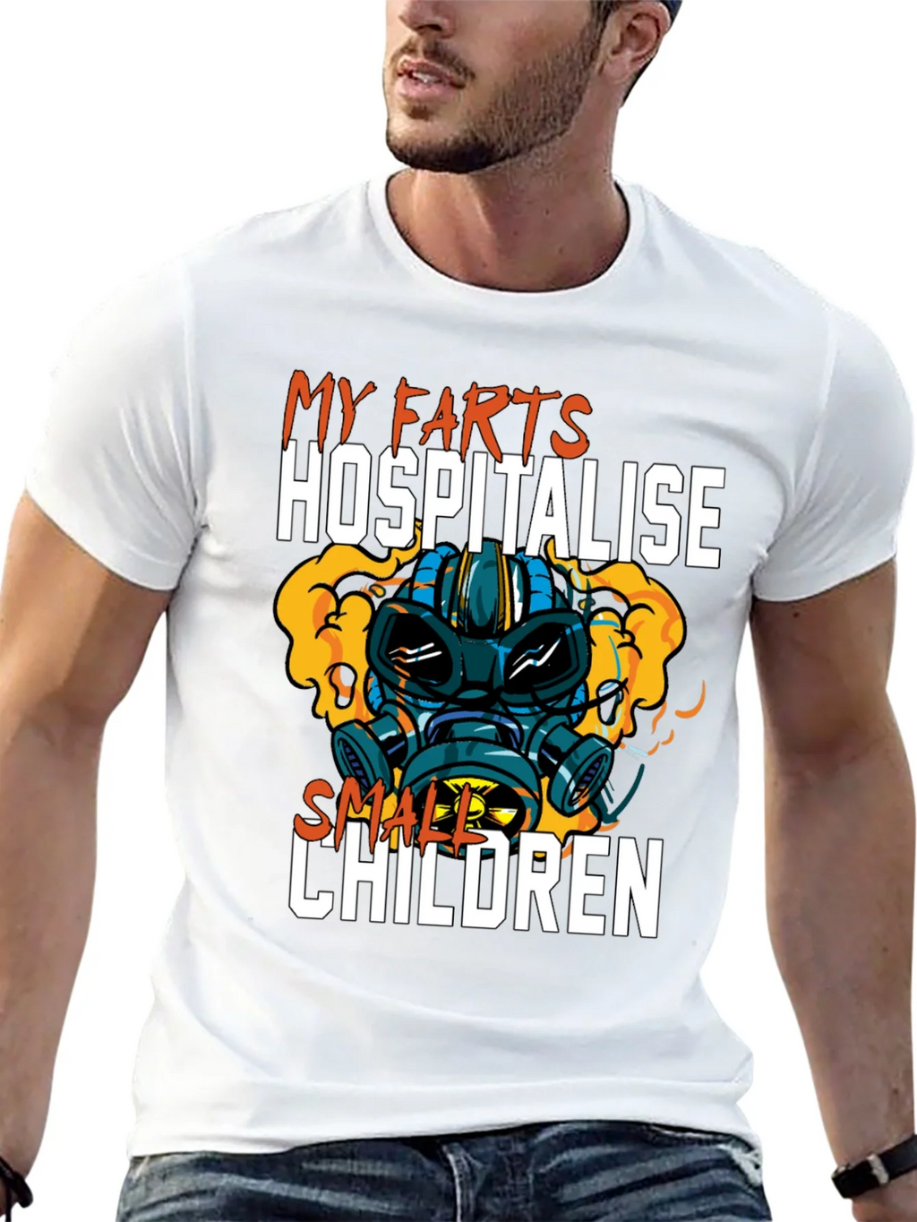 Humorous My Farts Hospitalise Small Children T-Shirt