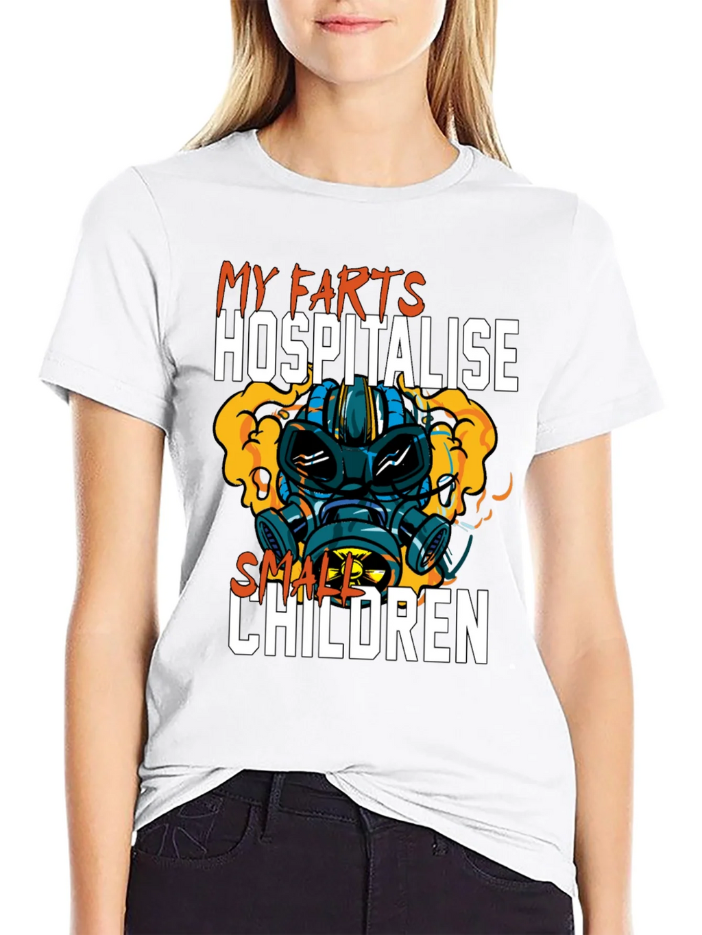 Humorous My Farts Hospitalise Small Children T-Shirt