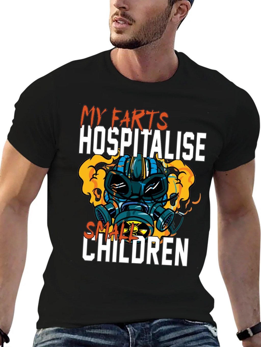 Humorous My Farts Hospitalise Small Children T-Shirt