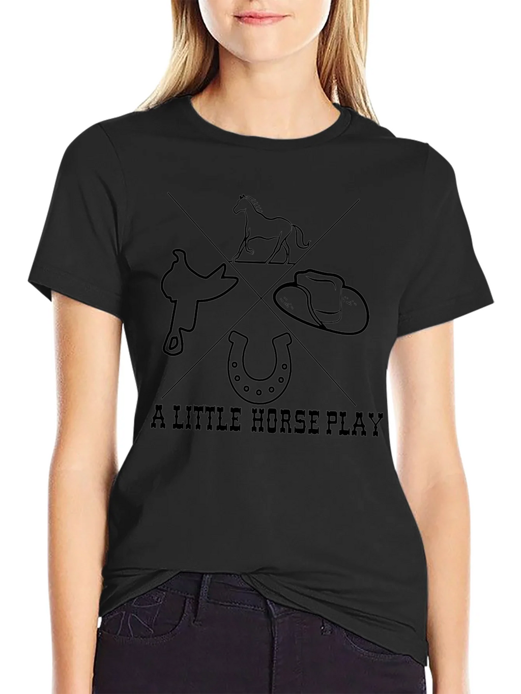 A Little Horse Play Graphic Tee