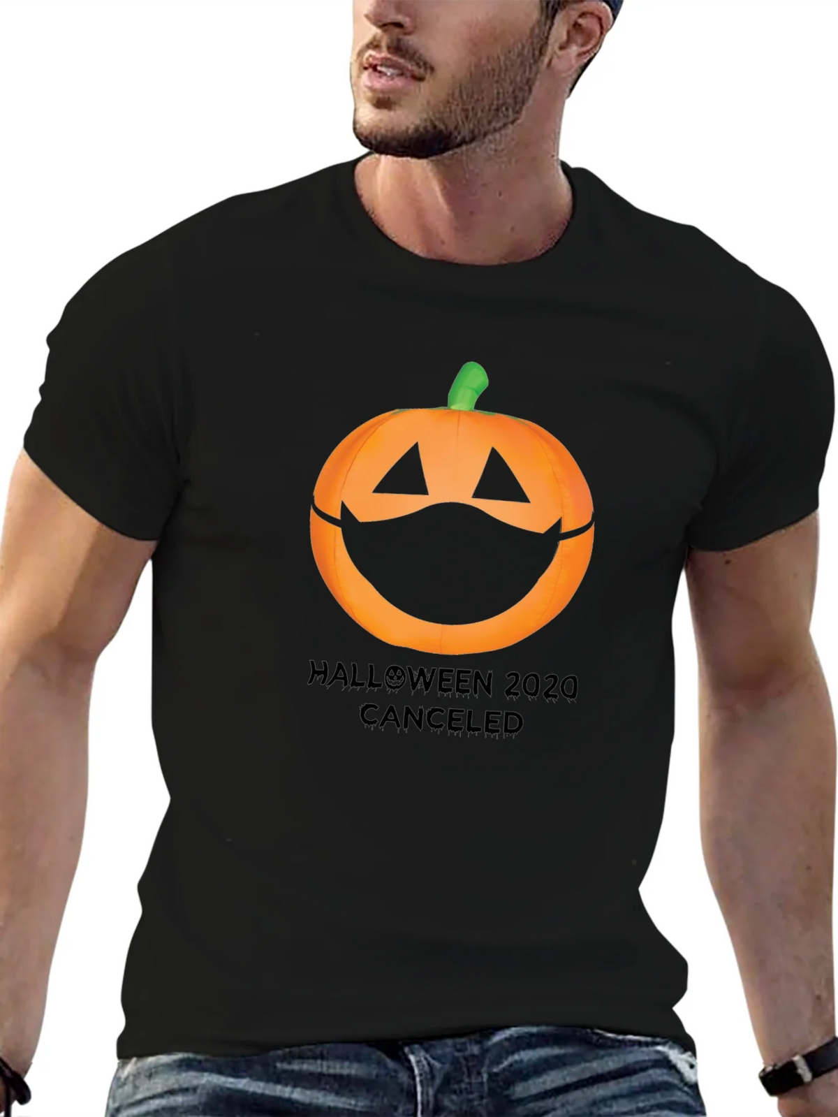 Halloween 2020 Canceled Pumpkin Mask Tee
