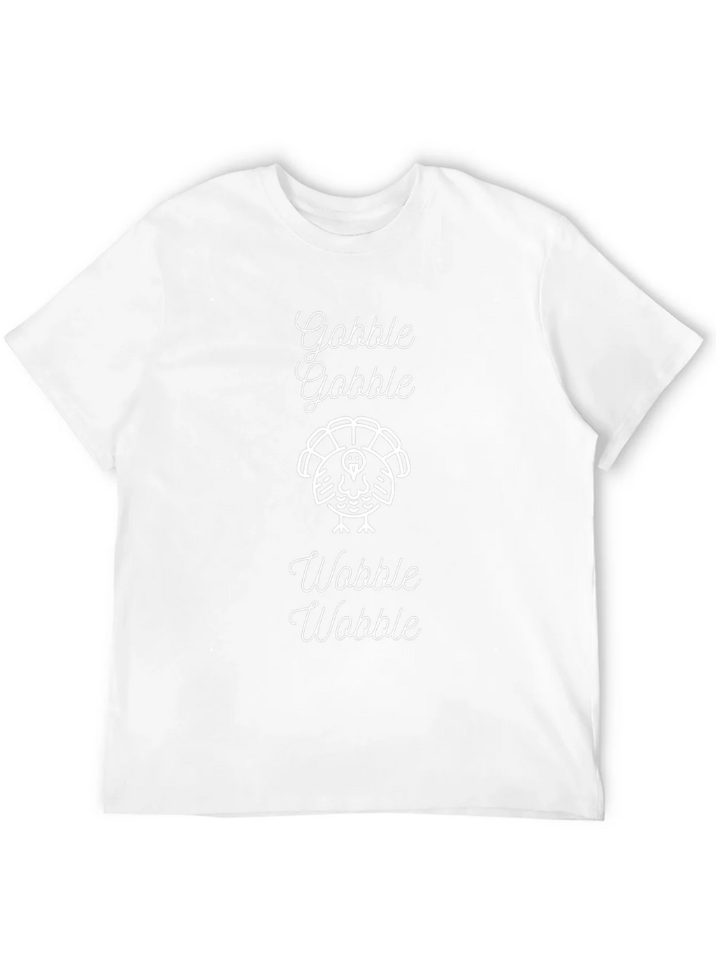 Gobble Wobble Turkey Graphic Tee - Thanksgiving Fun!