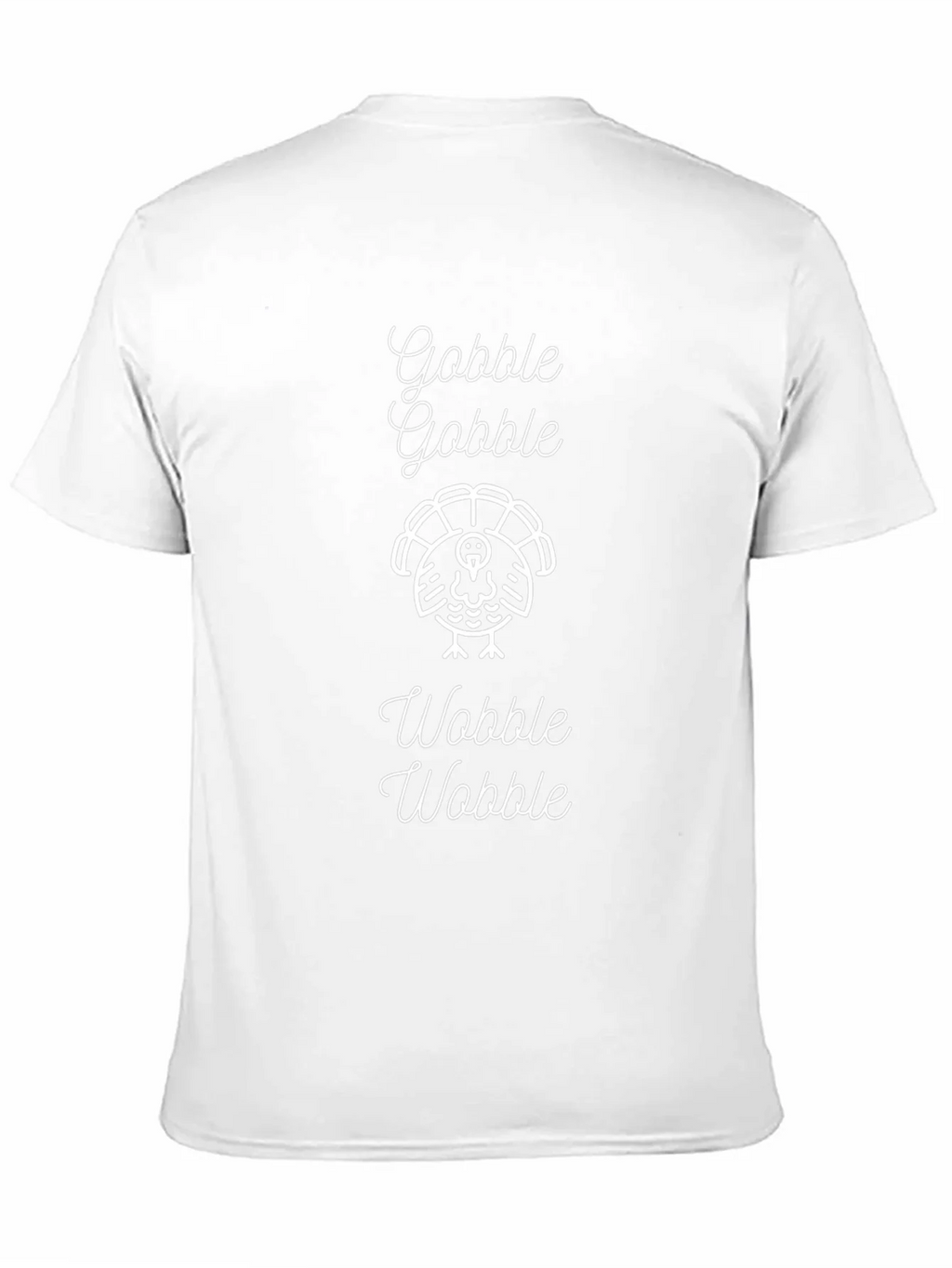 Gobble Wobble Turkey Graphic Tee - Thanksgiving Fun!