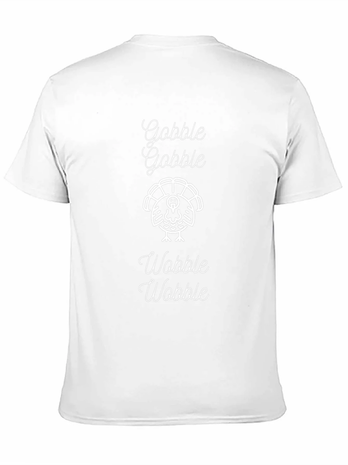 Gobble Wobble Turkey Graphic Tee - Thanksgiving Fun!