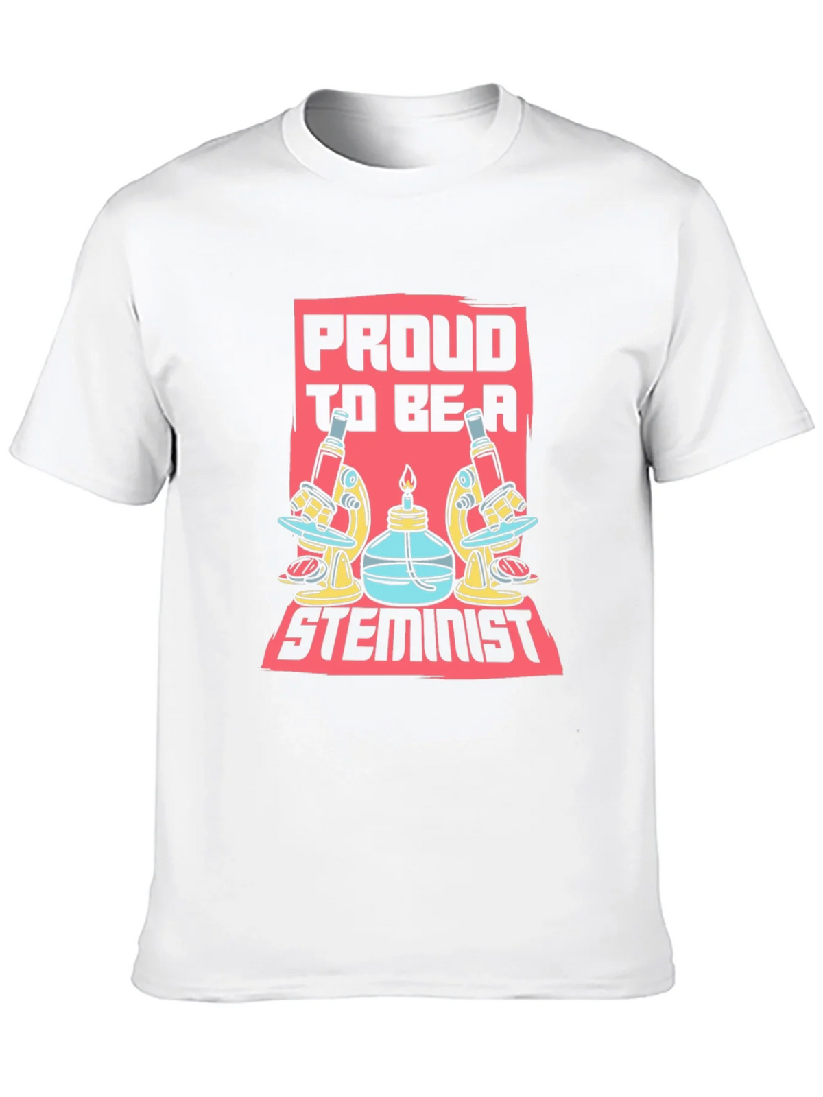 Proud STEMinist Graphic T-Shirt - Science Lover Tee