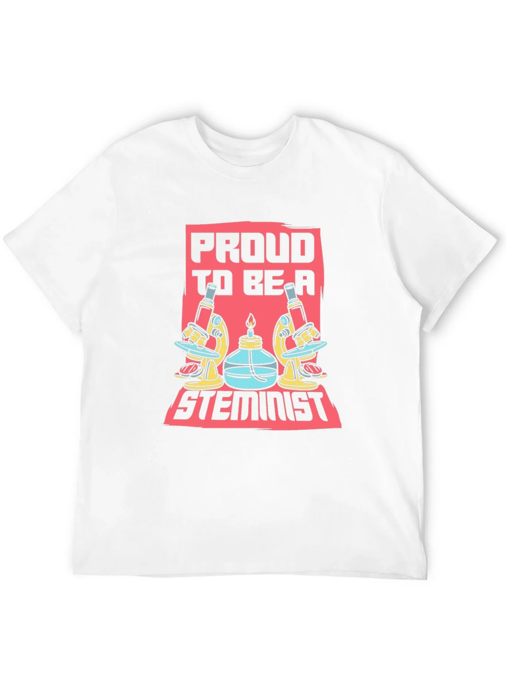 Proud STEMinist Graphic T-Shirt - Science Lover Tee