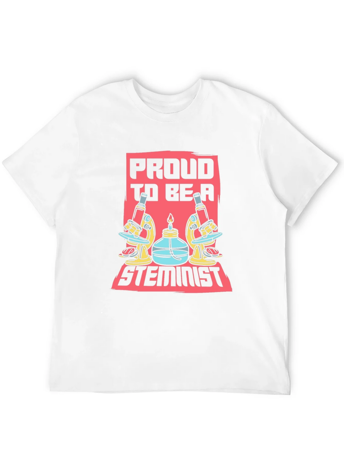 Proud STEMinist Graphic T-Shirt - Science Lover Tee