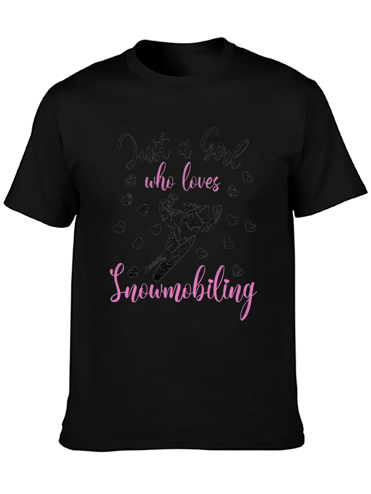 Just A Girl Who Loves Snowmobiling T-Shirt