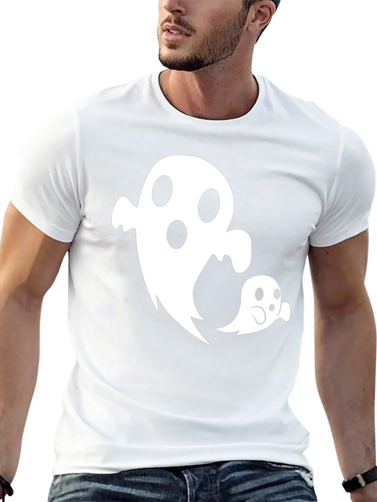 Ghost Family T-Shirt - Halloween Spooky Cute Tee