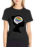 Brain Art T-Shirt - Artistic Mind Tee