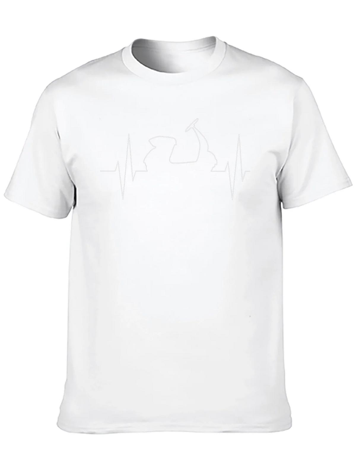 Scooter Heartbeat T-Shirt - Black Graphic Tee