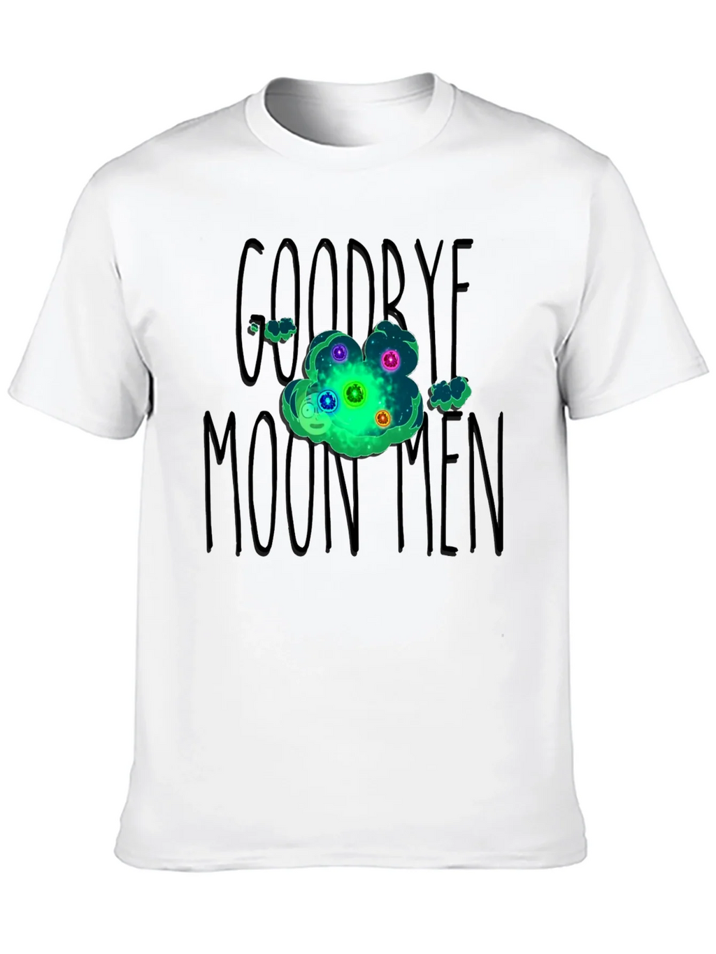 Goodbye Moonmen Rick and Morty Graphic T-Shirt