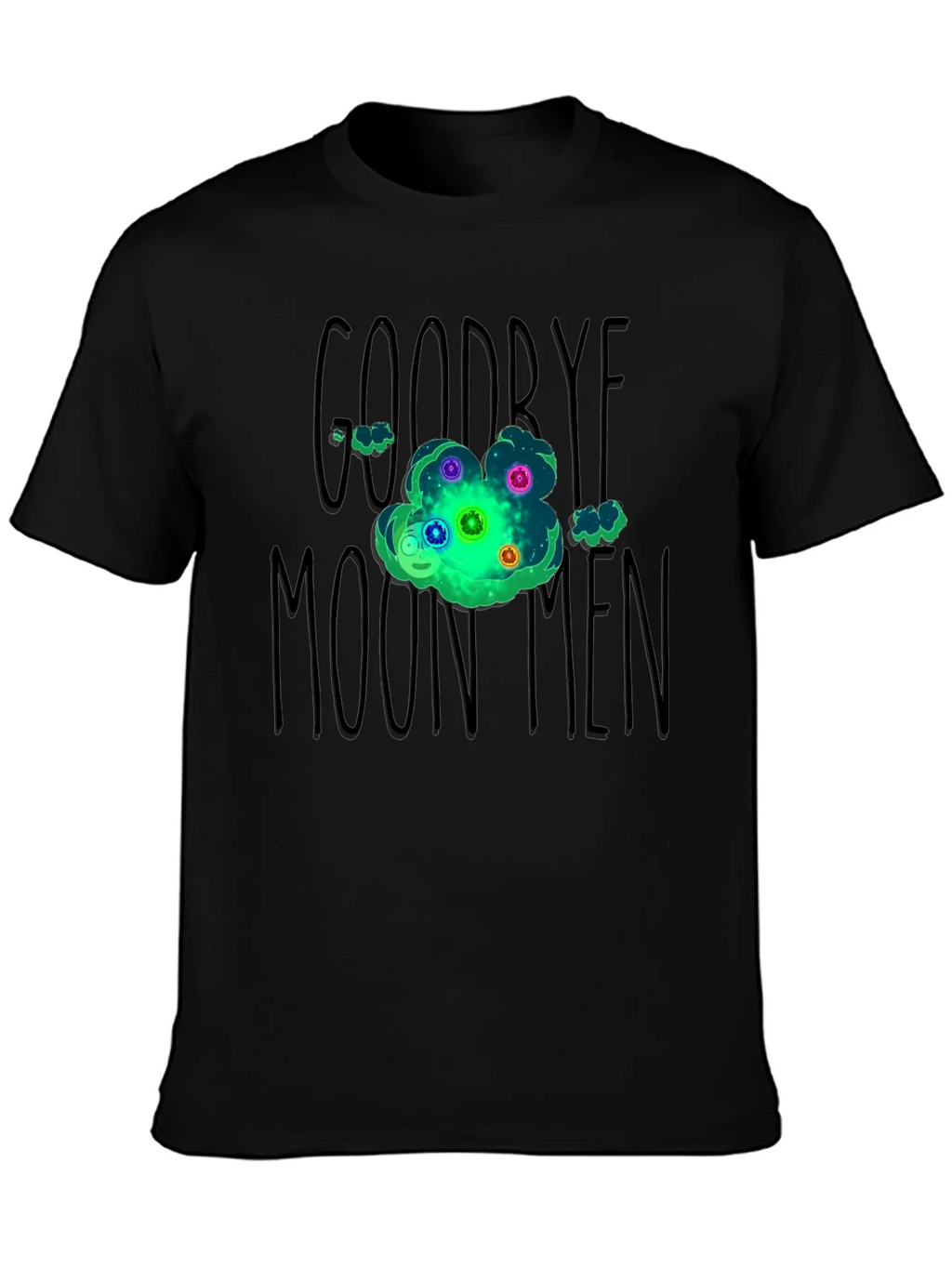 Goodbye Moonmen Rick and Morty Graphic T-Shirt