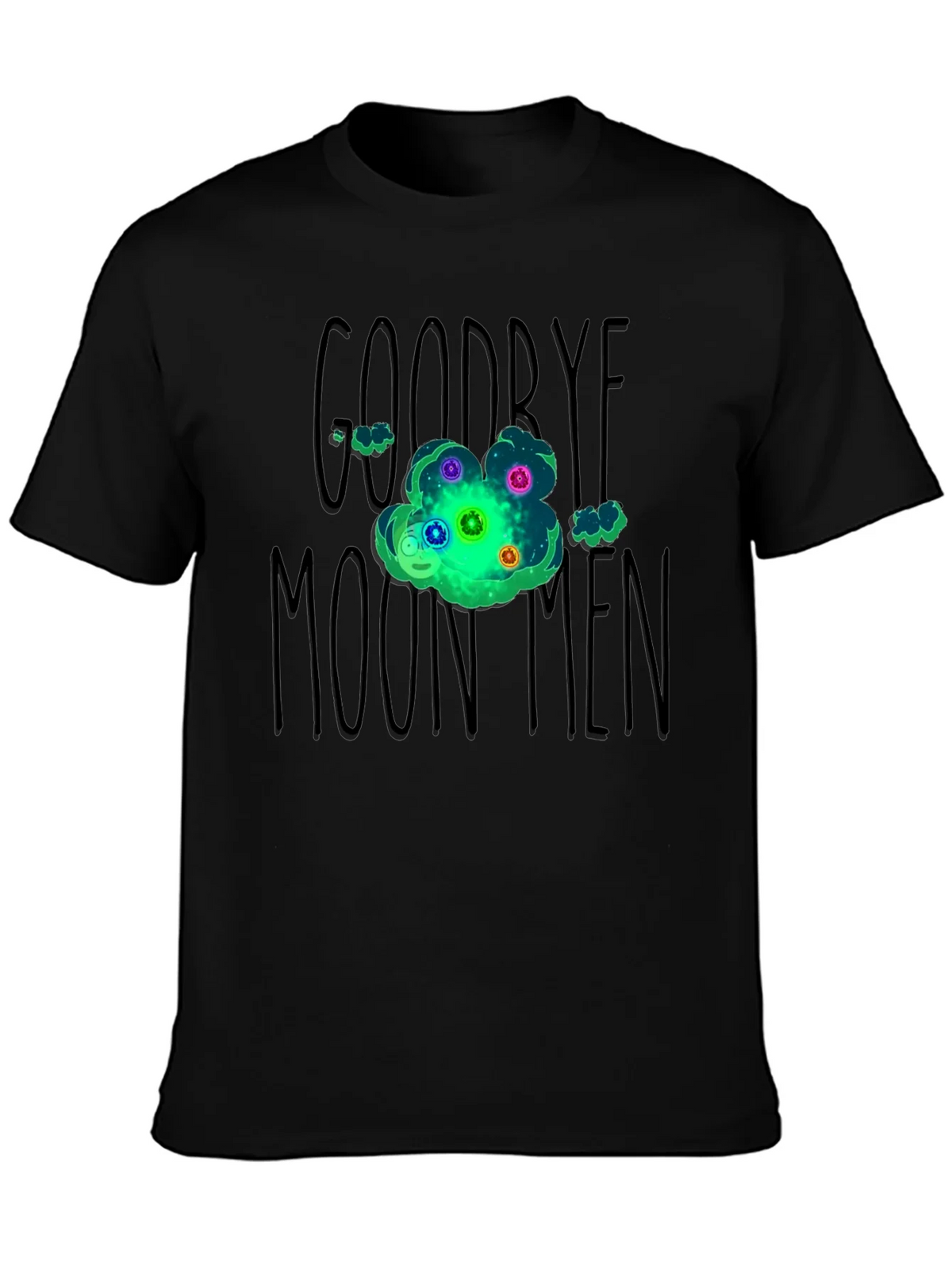 Goodbye Moonmen Rick and Morty Graphic T-Shirt