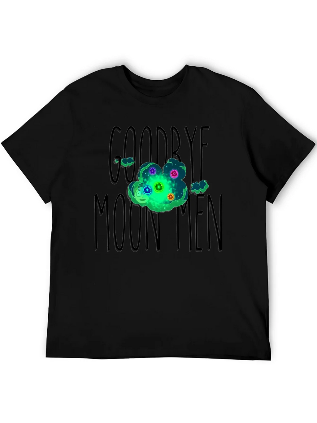 Goodbye Moonmen Rick and Morty Graphic T-Shirt