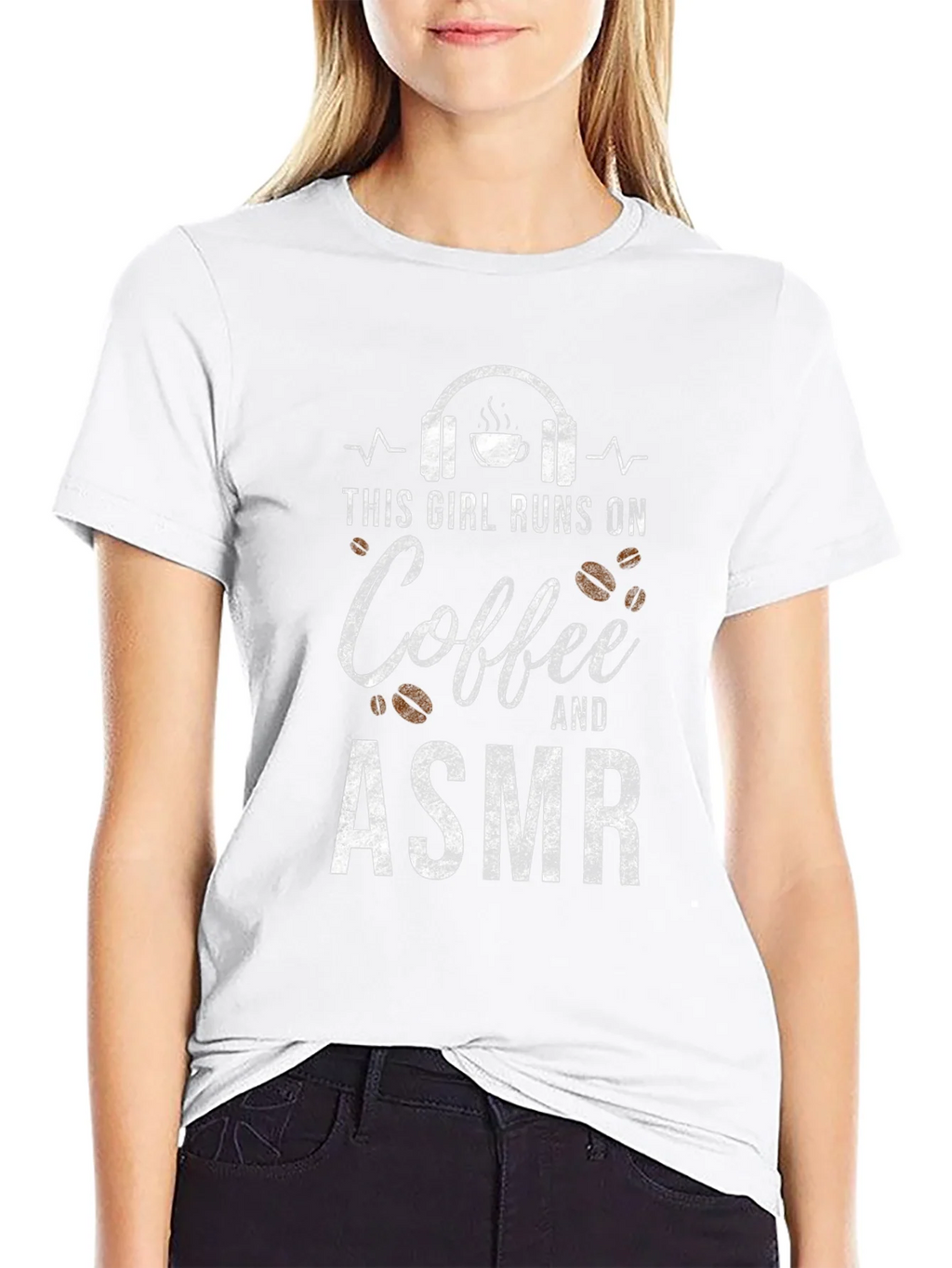 Coffee & ASMR T-Shirt: Runs On Tee