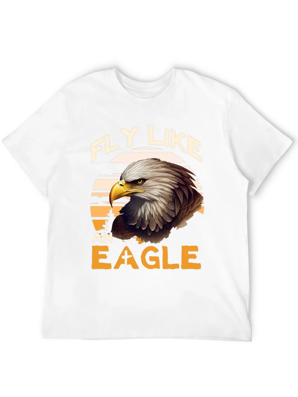 Fly Like an Eagle Graphic Tee - Black