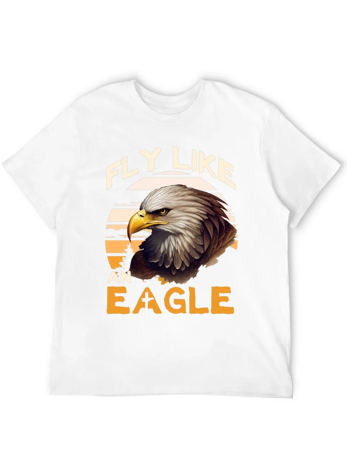 Fly Like an Eagle Graphic Tee - Black