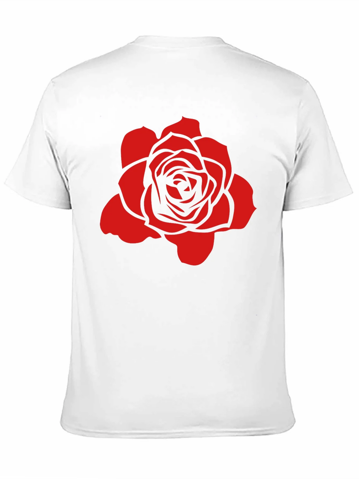 Rose Graphic Black T-Shirt - Stylish and Bold