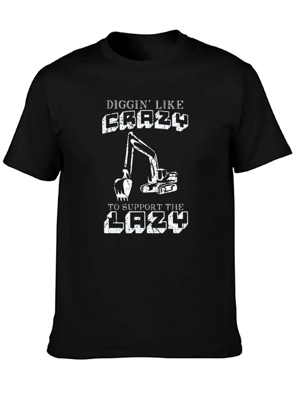 Diggin Like Crazy Mens Black T-Shirt