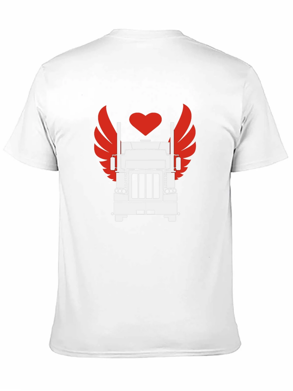 Trucker Love Graphic Tee - Cool Black T-Shirt