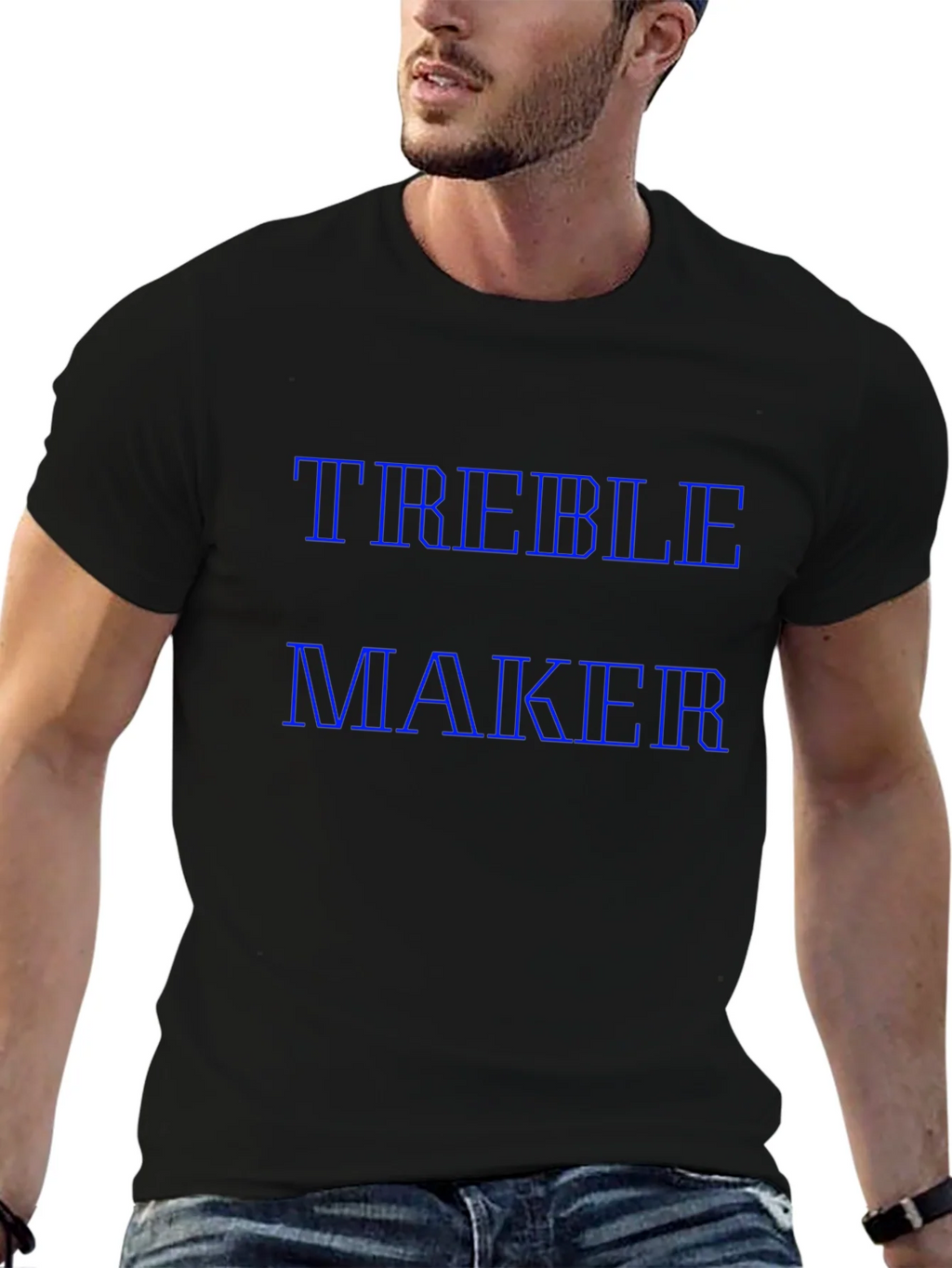 Treble Maker Black Graphic Tee