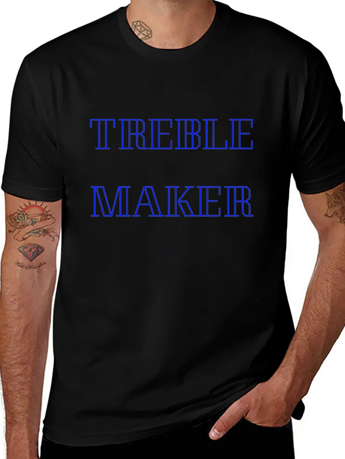 Treble Maker Black Graphic Tee