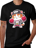 MMA Cat Black T-Shirt