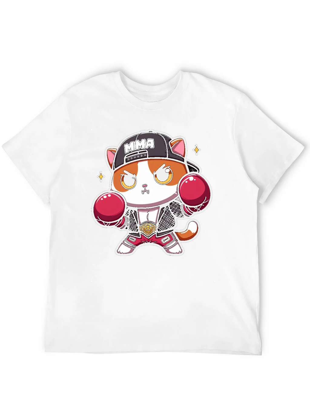 MMA Cat Black T-Shirt