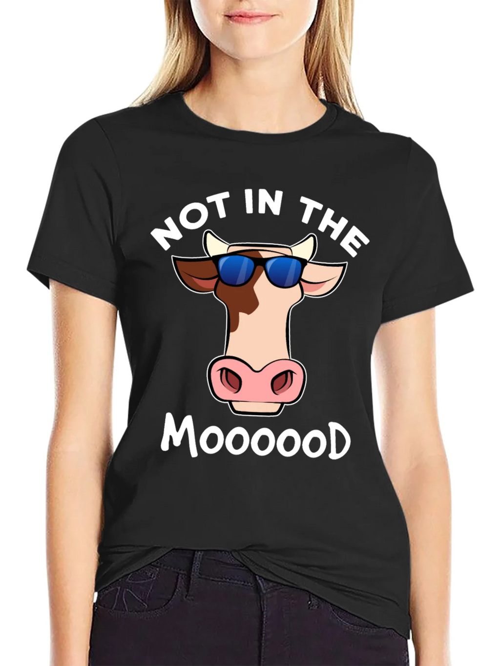 Not In The Moood T-Shirt - Funny Cow Tee