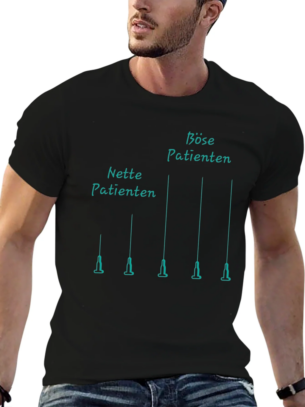 Novelty Patients Syringe T-Shirt