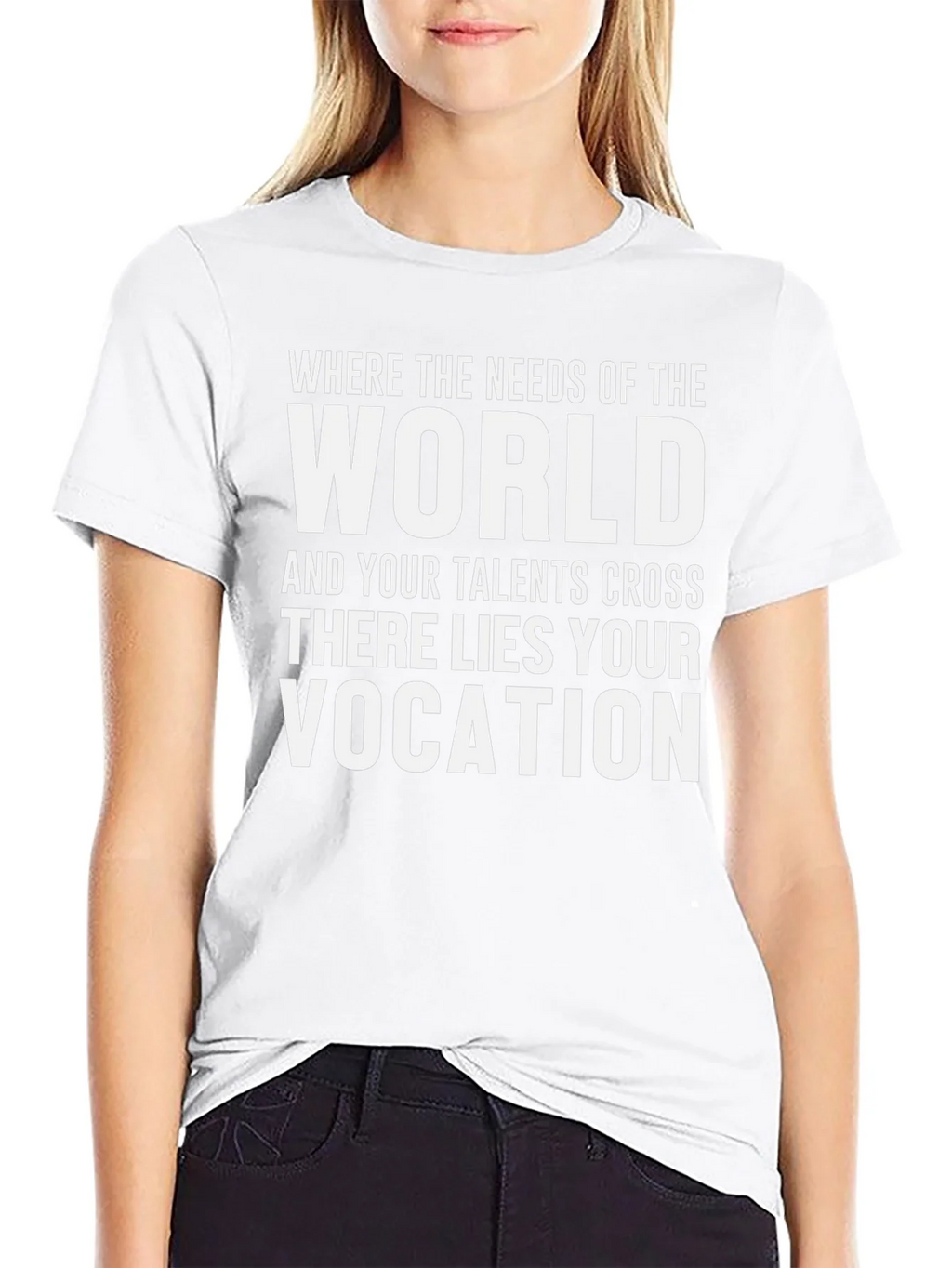 Where World Needs Talents Cross Vocation T-Shirt